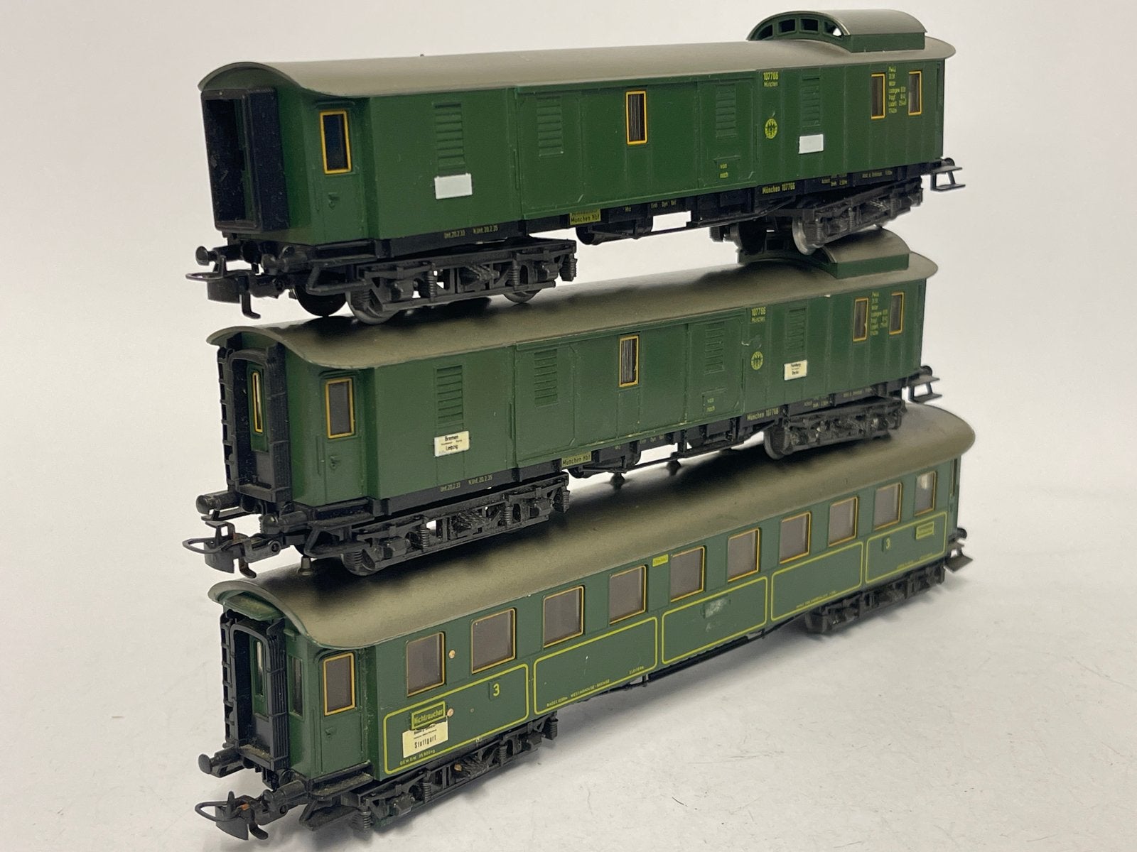 ** Märklin 4137 - 4143 ** 3 RIJTUIGEN ** KOOPJE **, Wisselstroom, Wagon, Ophalen of Verzenden, Zo goed als nieuw