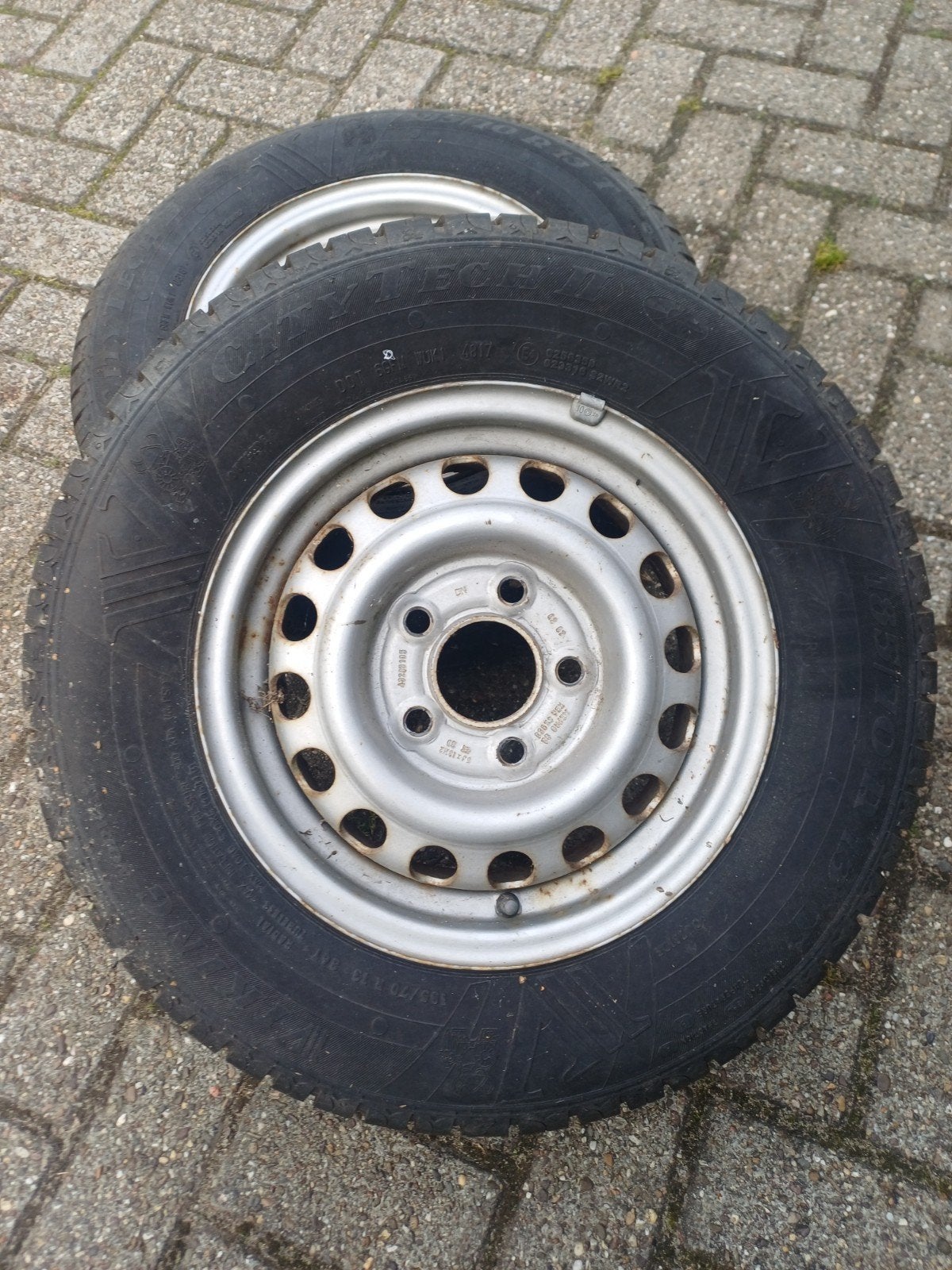 185/70 R13 Banden en Velgen, Ophalen, Gebruikt