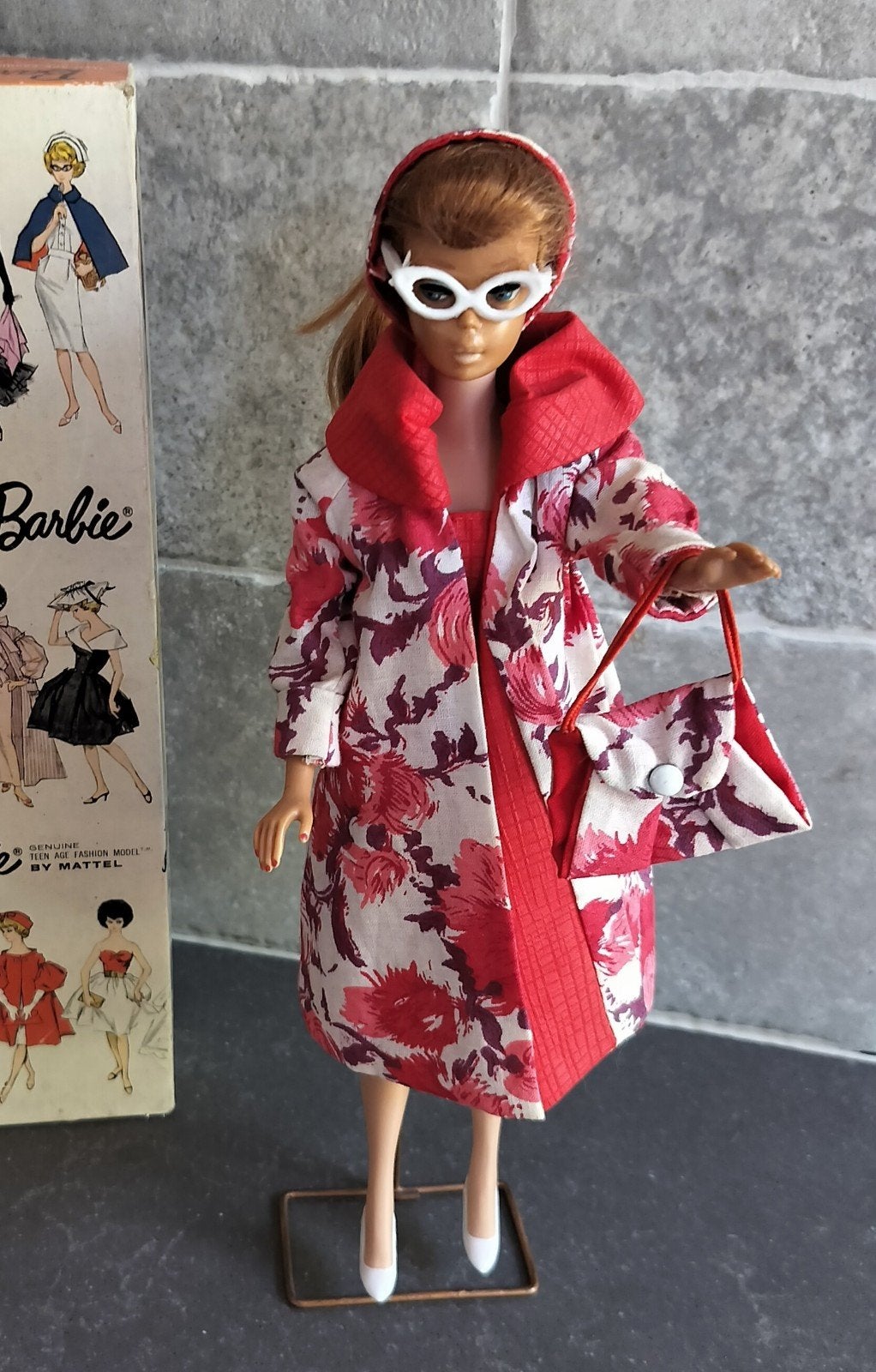 vintage barbie ponytail in Couture outfit60, Verzamelen, Poppen, Ophalen of Verzenden, Zo goed als nieuw, Pop