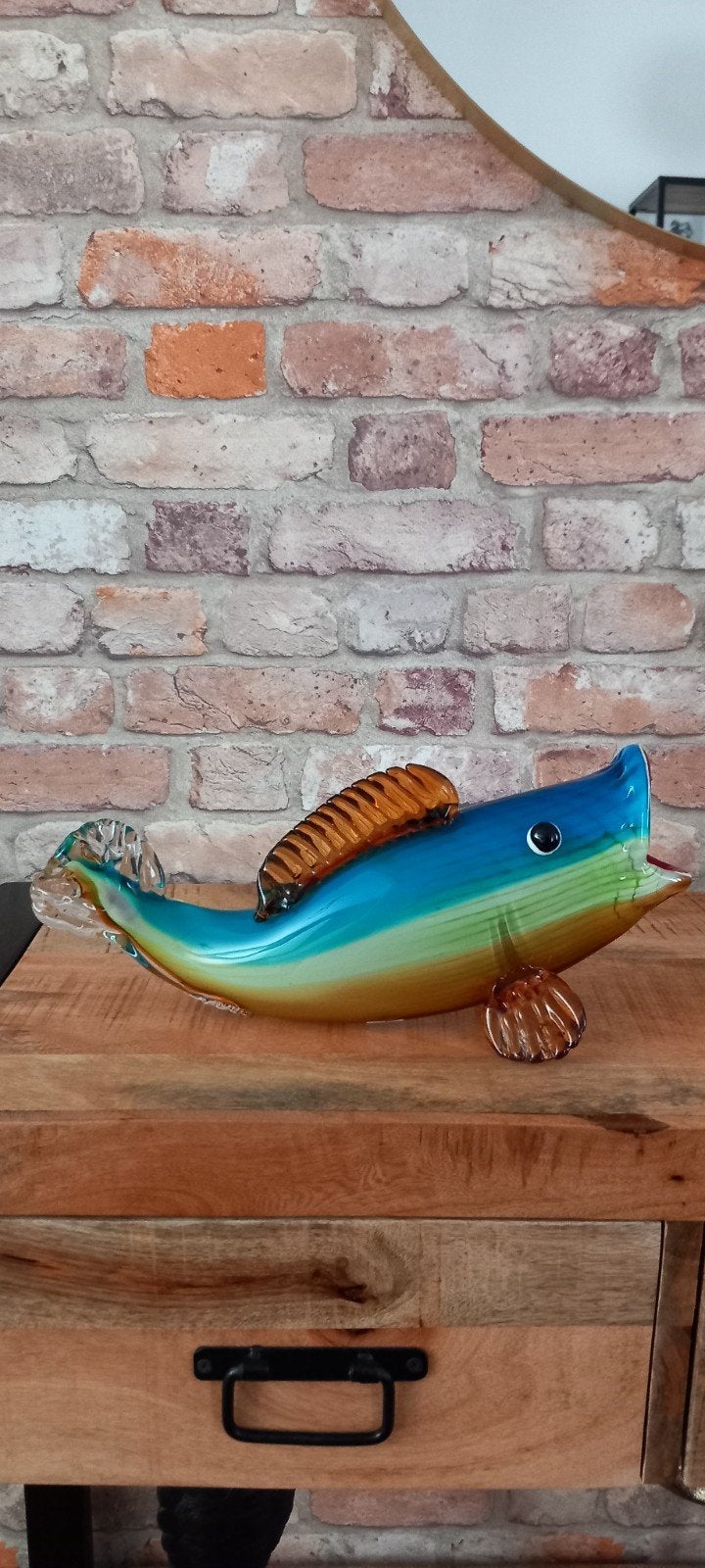 Murano Glas:Grote 35cm Vis Beeld♥️SALE VERKOOP♥️, Ophalen of Verzenden, Nieuw, Dier