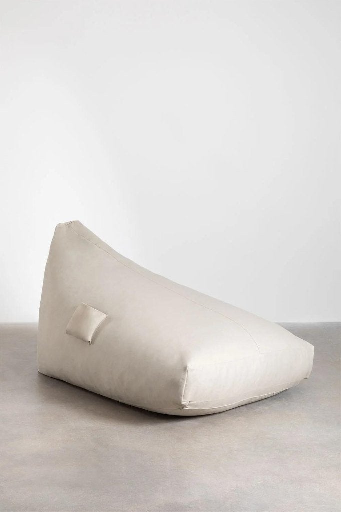Sklum Zitzak / Lounge Poef beige – Heerlijk comfortabel!, Ophalen, Nieuw, Beige, Zitzak