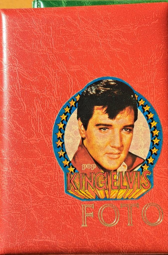 4 Elvis Presley fotoalbums met spellen kaarten, Ophalen of Verzenden, Gebruikt, Fotoalbum