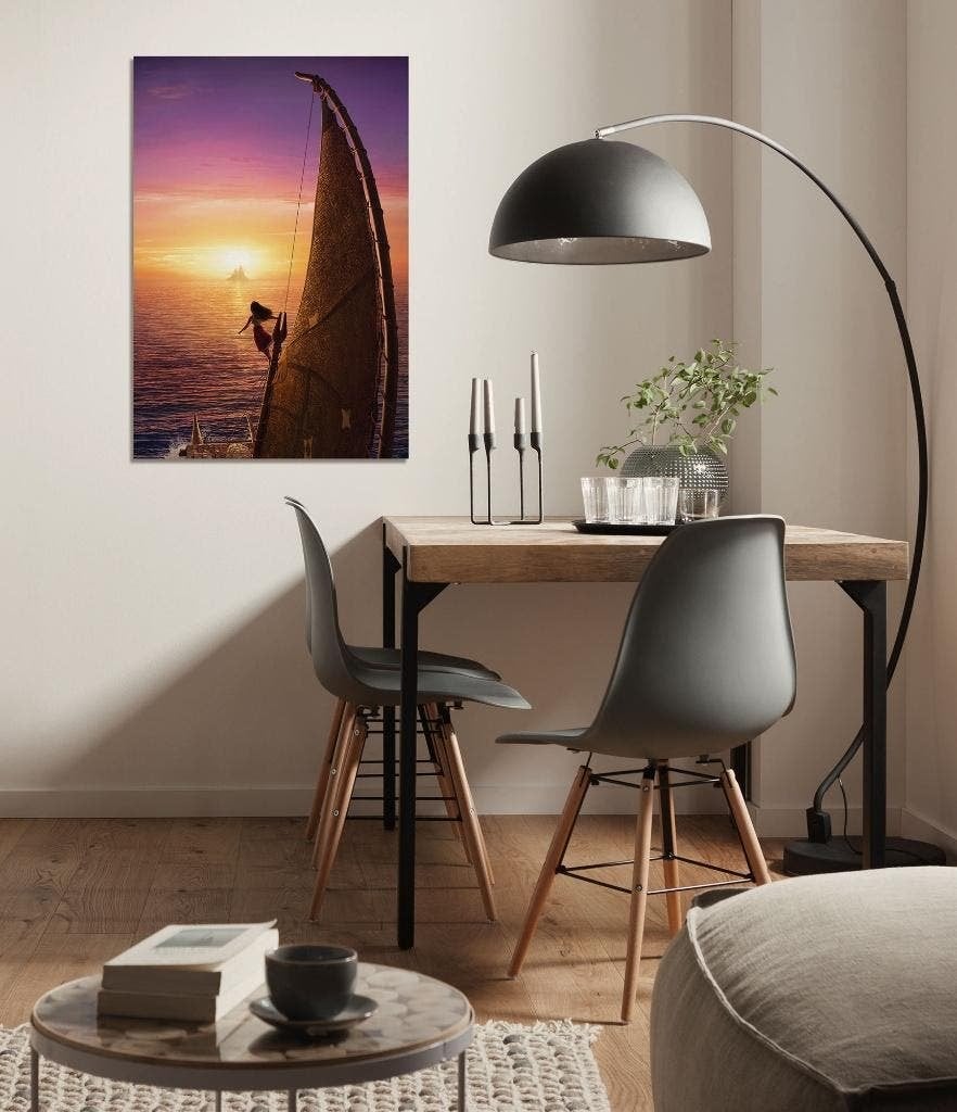 Vaiana Canvas - 60x90 cm - Disney Schilderij, Verzenden, Nieuw, Canvas of Doek, A1 t/m A3