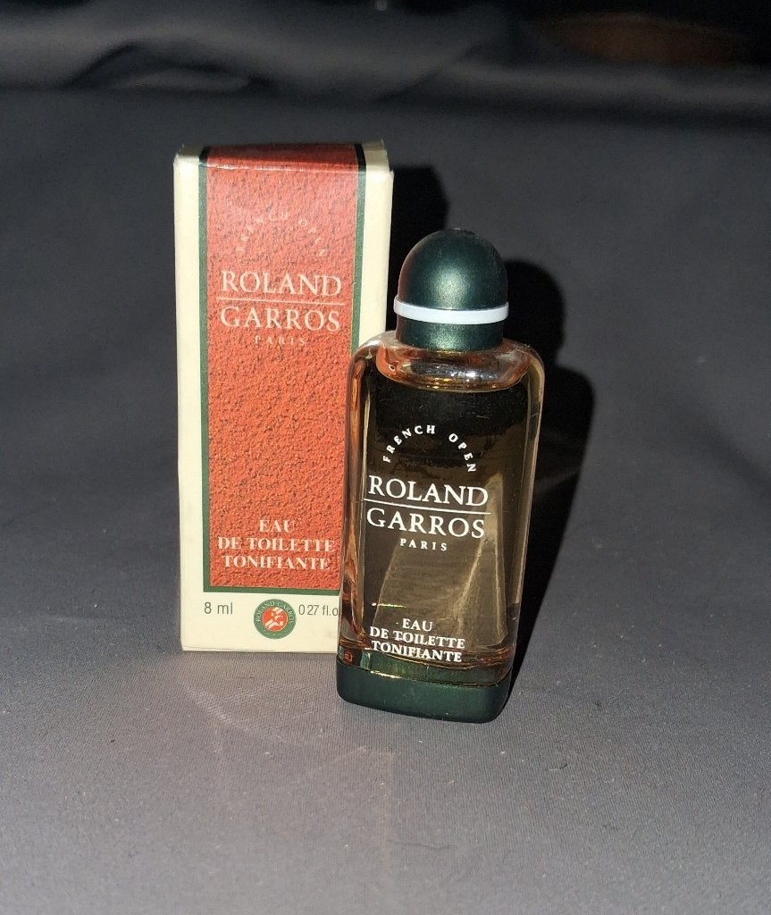 Parfum miniatuur -  Roland garros + doosje, Ophalen of Verzenden, Zo goed als nieuw, Miniatuur, Gevuld