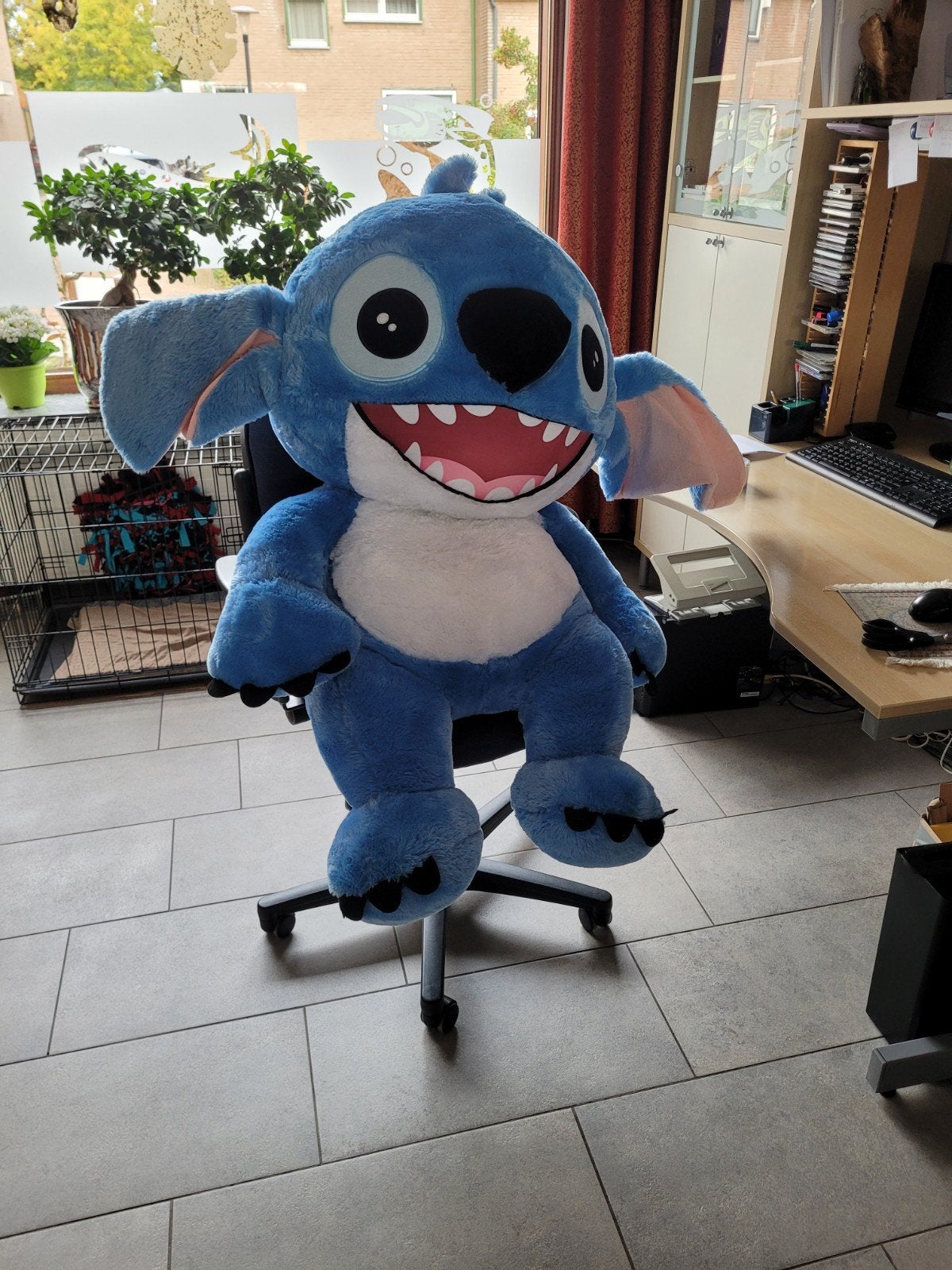 grote Stitch knuffel, Ophalen of Verzenden, Zo goed als nieuw