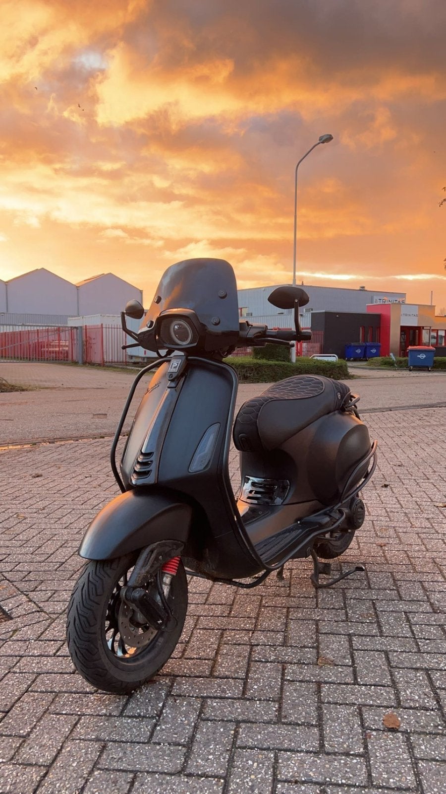 Voorvalbeugel mat zwart vespa sprint, Ophalen, Zo goed als nieuw, Overige typen