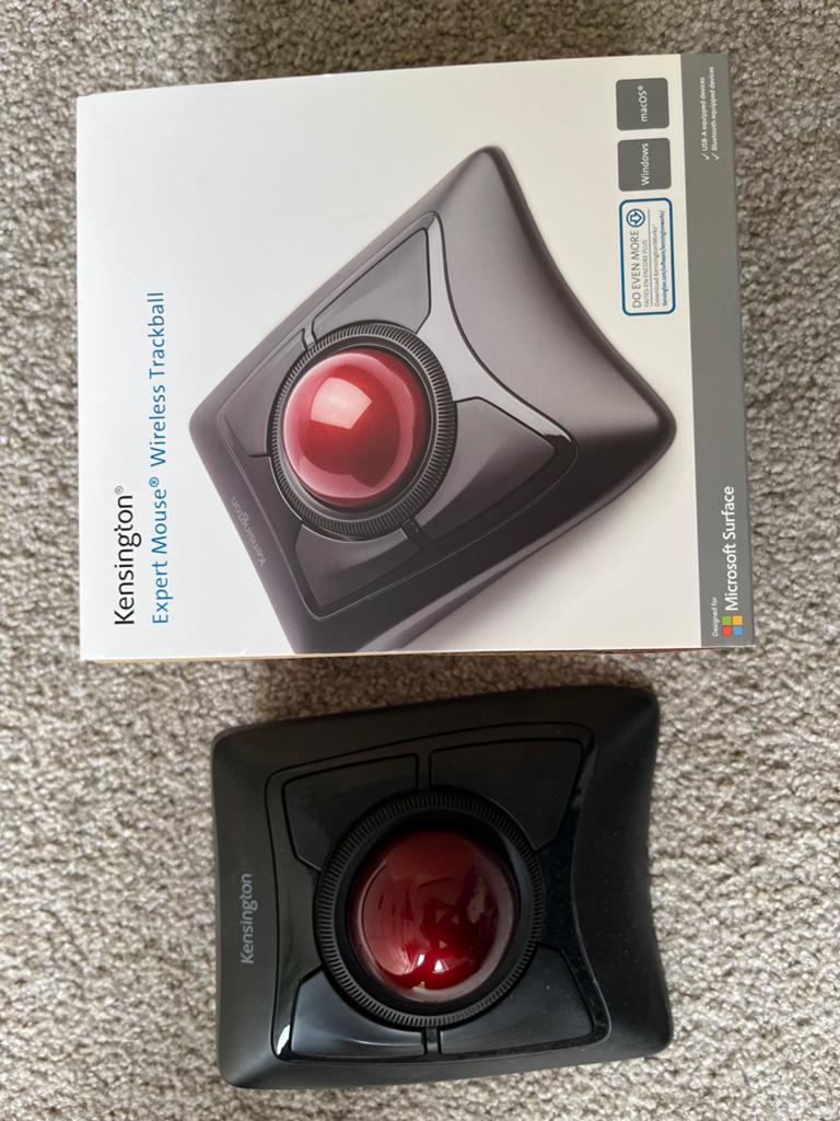 Kensington Expert Mouse Wireless Trackball, Computers en Software, Muizen, Ergonomisch, Ophalen of Verzenden, Zo goed als nieuw