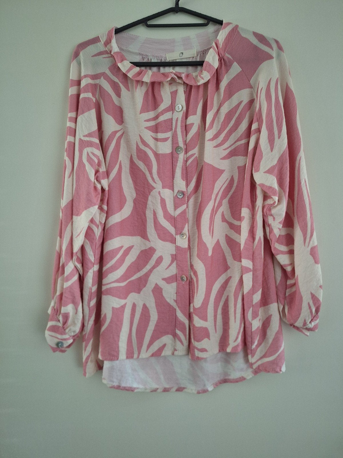 Luchtige Blouse., Ophalen of Verzenden, Zo goed als nieuw, Maat 46/48 (XL) of groter, Wit