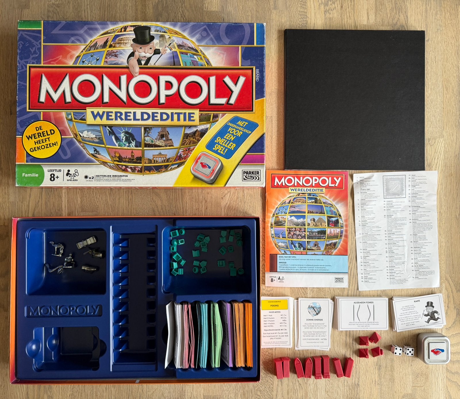 Monopoly wereldeditie Parker 2-6 spelers, Hobby en Vrije tijd, Gezelschapsspellen | Bordspellen, Ophalen of Verzenden, Zo goed als nieuw