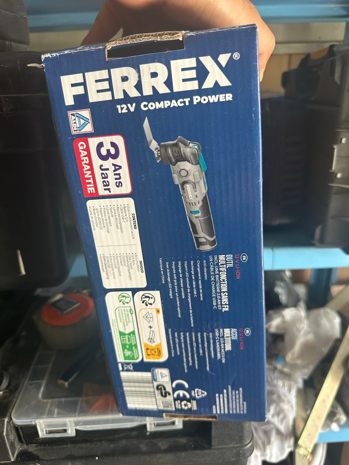 Ferrex 12V Compact Power Accu Multitool - Nieuw in doos, Verzenden, Nieuw