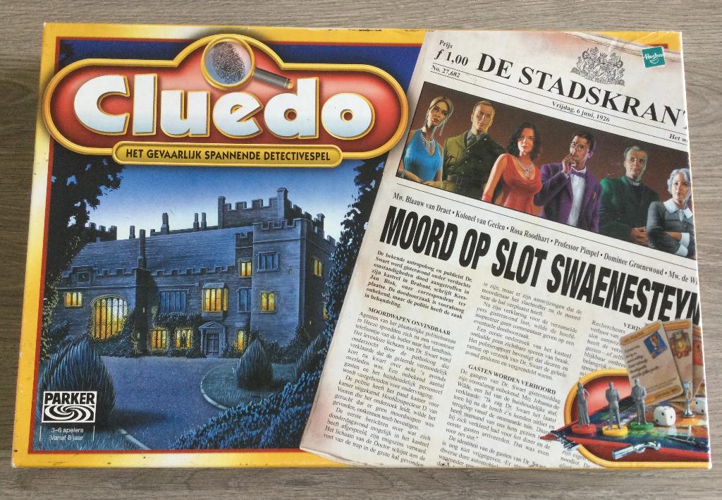 Cluedo Spel groot, Vijf spelers of meer, Ophalen of Verzenden, Zo goed als nieuw