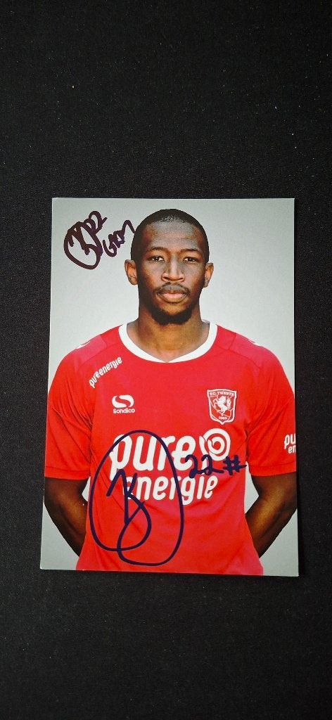 Spelerskaart met handtekening; Kamohelo Mokotjo # FC Twente, Verzamelen, Sportartikelen en Voetbal, Ophalen of Verzenden, Nieuw