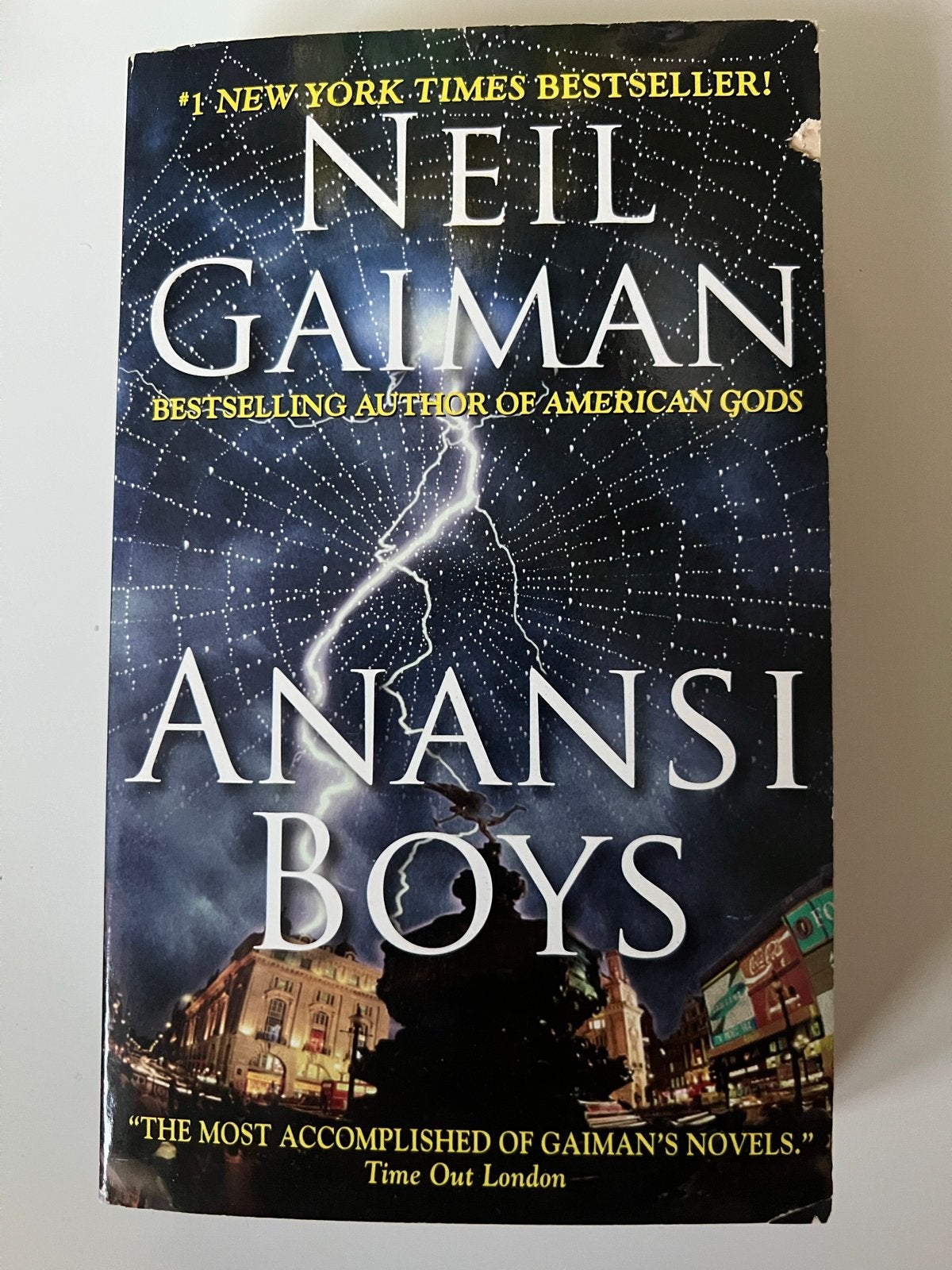 Anansi Boys - Neil Gaiman (Engels), Boeken, Ophalen of Verzenden, Gelezen