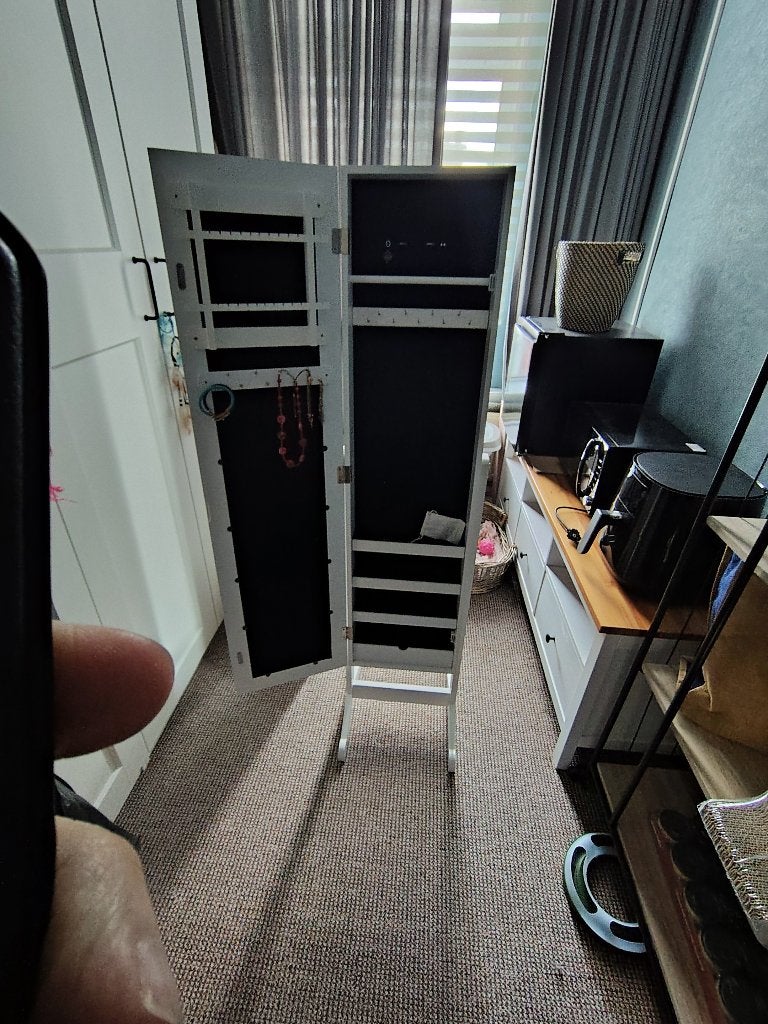 spiegel /sieradenkast, Minder dan 50 cm, Ophalen of Verzenden, Zo goed als nieuw, Minder dan 100 cm