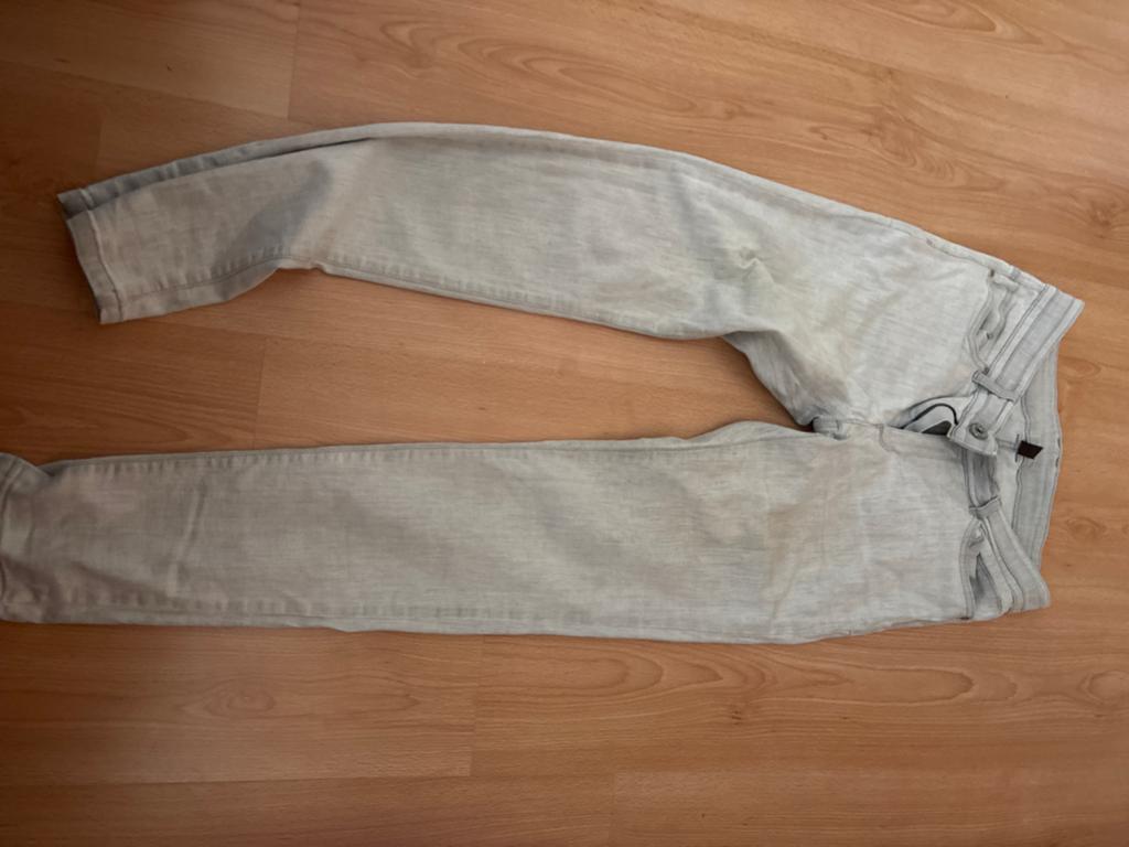 Lichtgrijze skinny jeans, Ophalen of Verzenden, Zo goed als nieuw