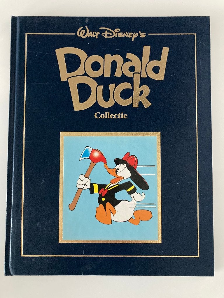 Donald Duck als brandweerman Hardcover uitgave, Eén stripboek, Ophalen of Verzenden, Zo goed als nieuw