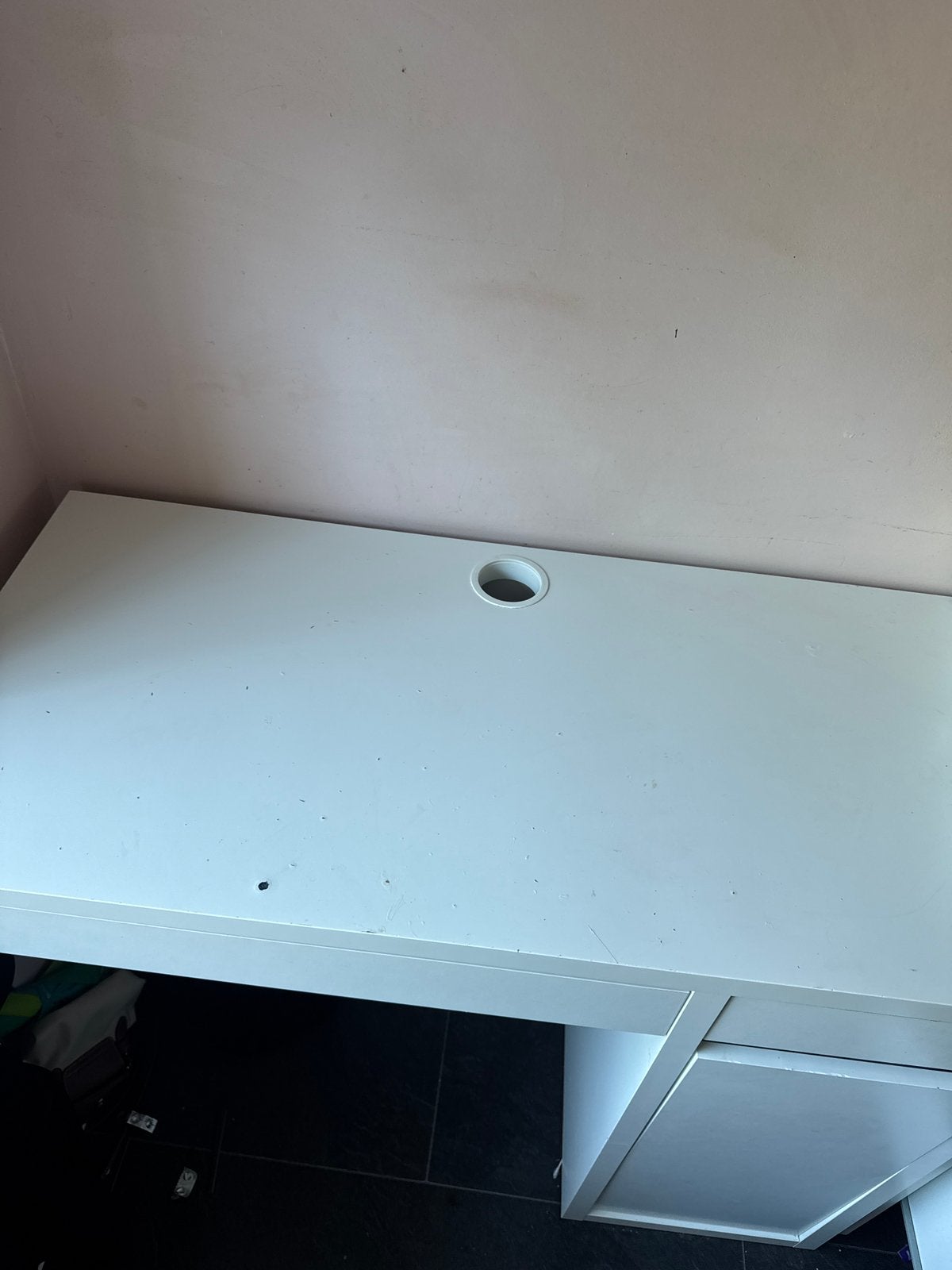 Micke bureau ikea, Ophalen, Met lades, 105 cm, Gebruikt