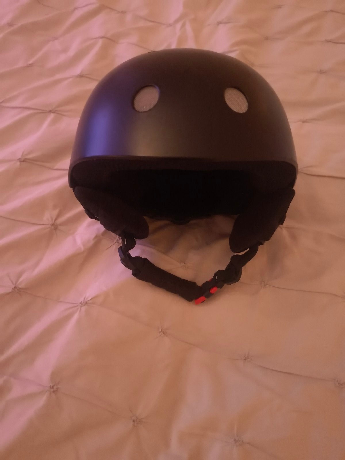 Zwarte skihelm/snowboardhelm - Maat S (48/54), Sport en Fitness, Ophalen of Verzenden, Gebruikt, Helm of Bescherming