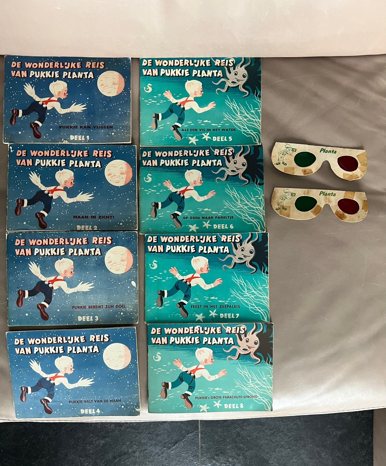 Serie van 8 Pukkie Planta Boekjes inclusief org brilletjes, Ophalen of Verzenden, Gelezen, Fictie algemeen