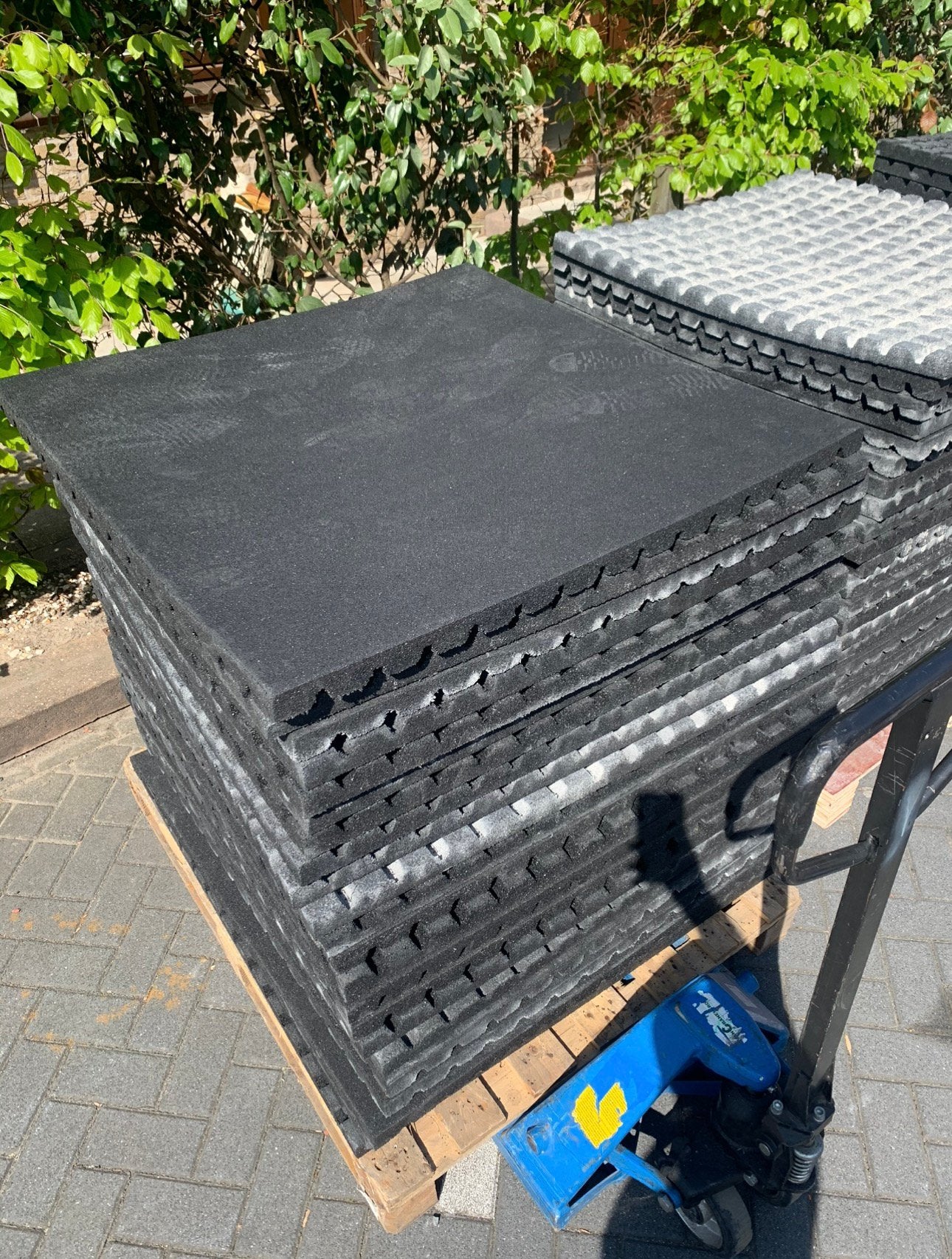 Rubberen Stal Matten 1mx1mx4cm (meerdere beschikbaar), Ophalen, Gebruikt