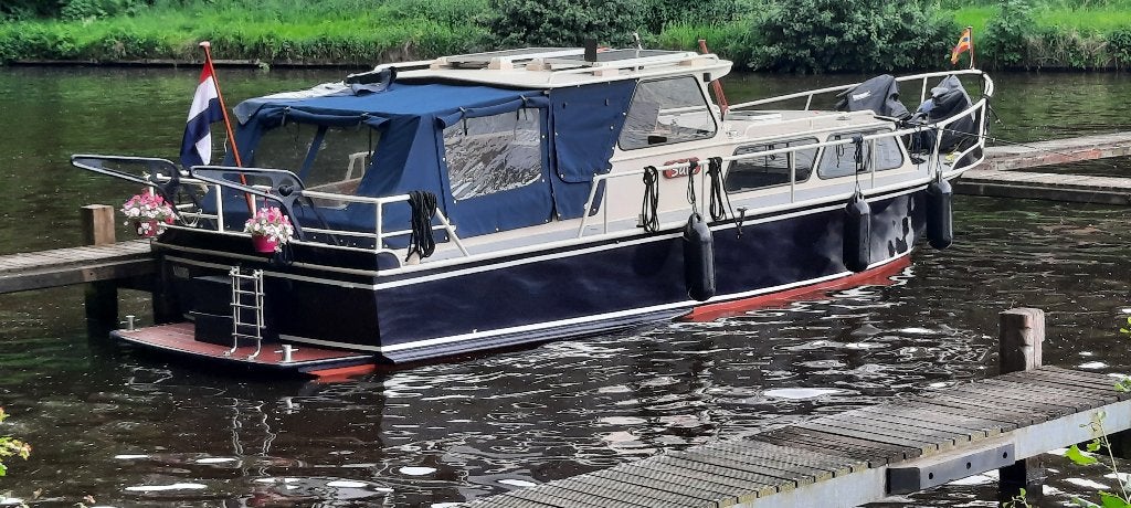 Tjeukermeer Kruiser 11m - Recent onderhoud en compleet, Gebruikt, 11 m, Binnenboordmotor, Diesel