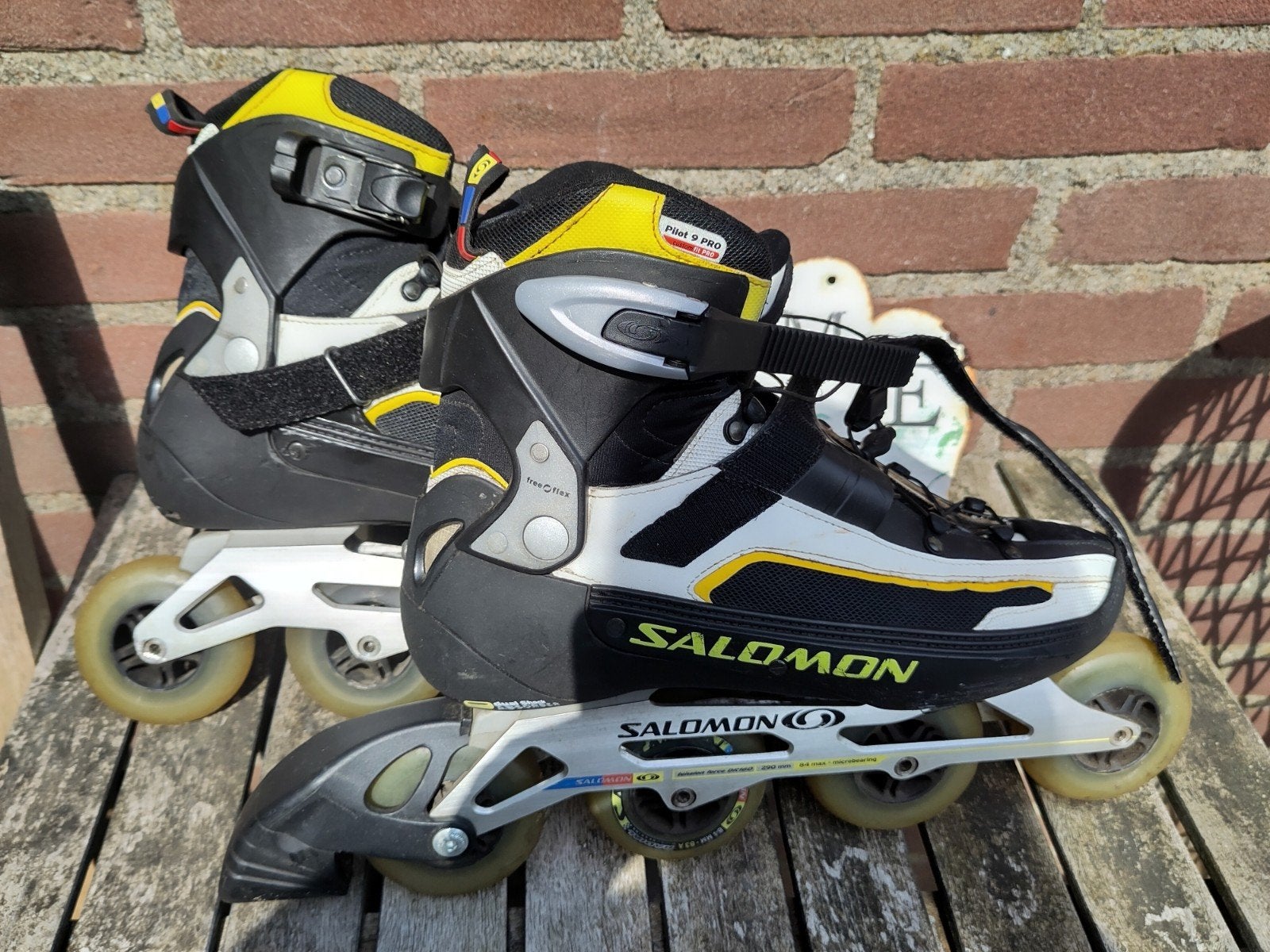 Skeelers Salomon maat 43, Ophalen, Gebruikt, Salomon, Inline skates 4 wielen