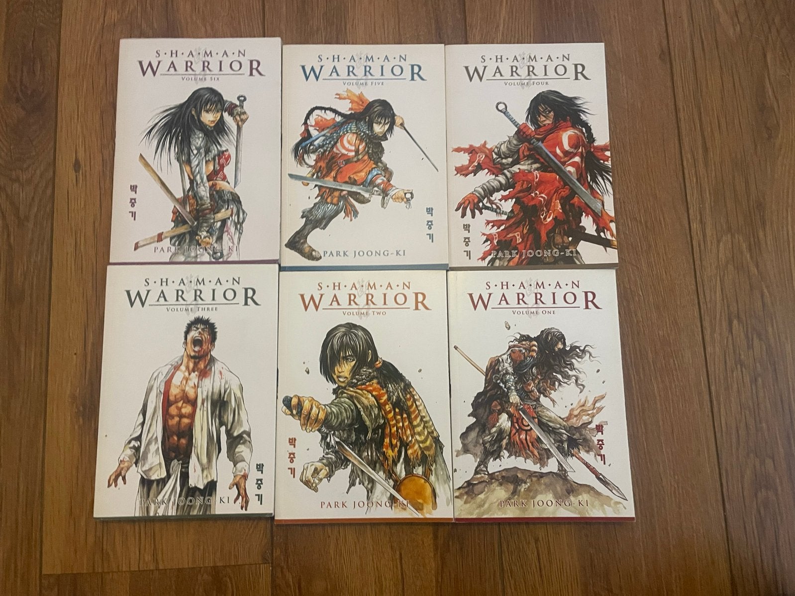 Shaman Warrior Manga Complete Set (Volumes 1-6), Complete serie of reeks, Ophalen of Verzenden, Zo goed als nieuw