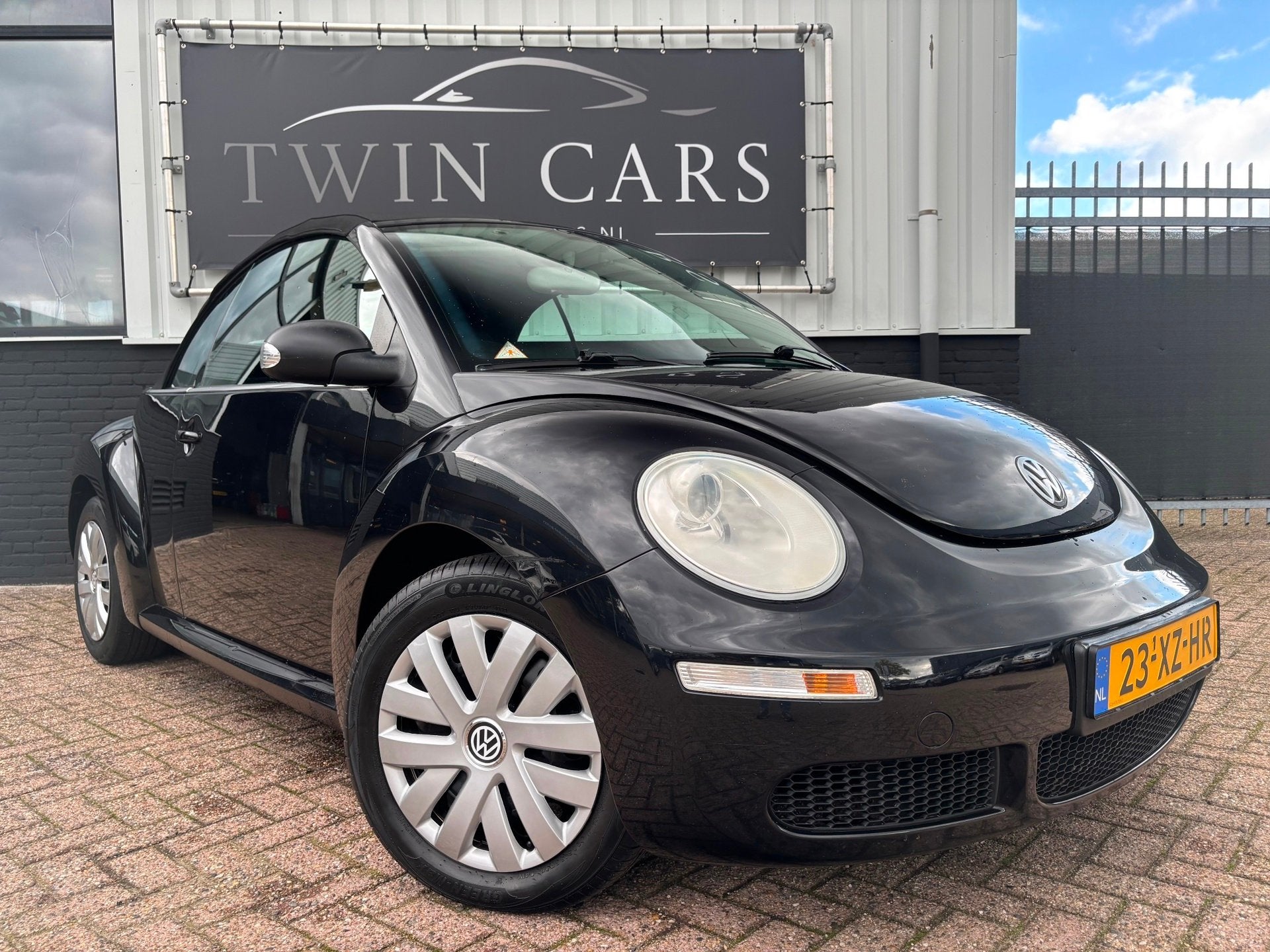 Volkswagen New Beetle Cabriolet 1.6 Highline Airco, Auto's, Gebruikt, Beetle (Kever), 4 cilinders, Cabriolet