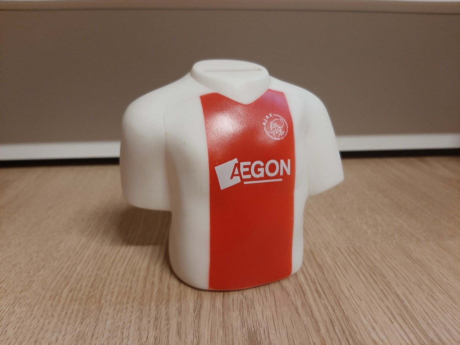 Ajax voetbal shirt spaarpot 11 cm, Ophalen of Verzenden