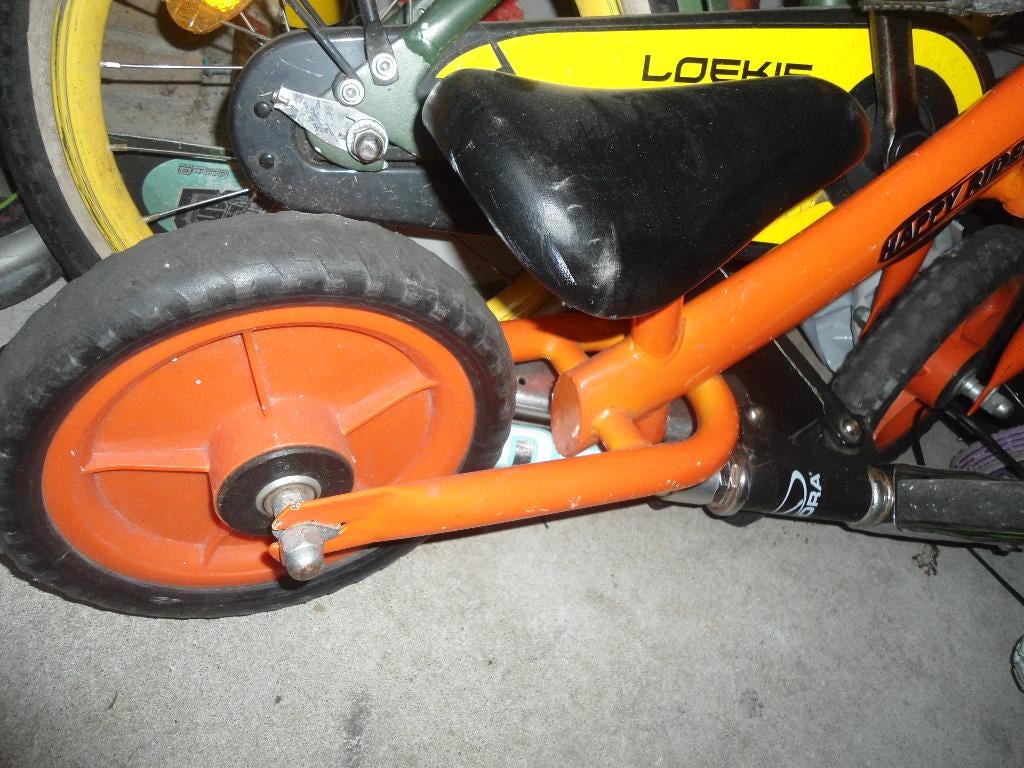 Oranje loopfietsje Happy rider, Ophalen of Verzenden, Gebruikt, Loopfiets