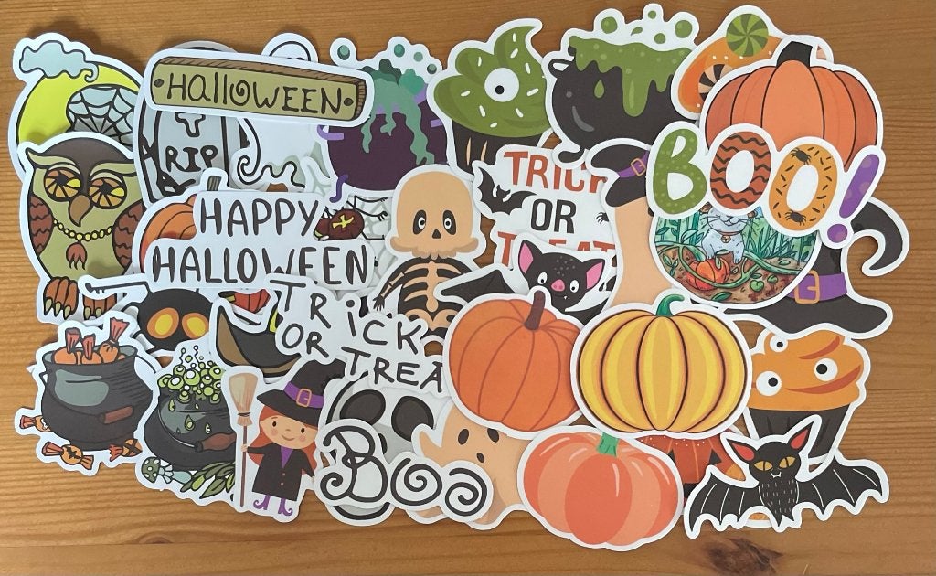 Halloween stickers, Verzenden, Nieuw, Meerdere stickers