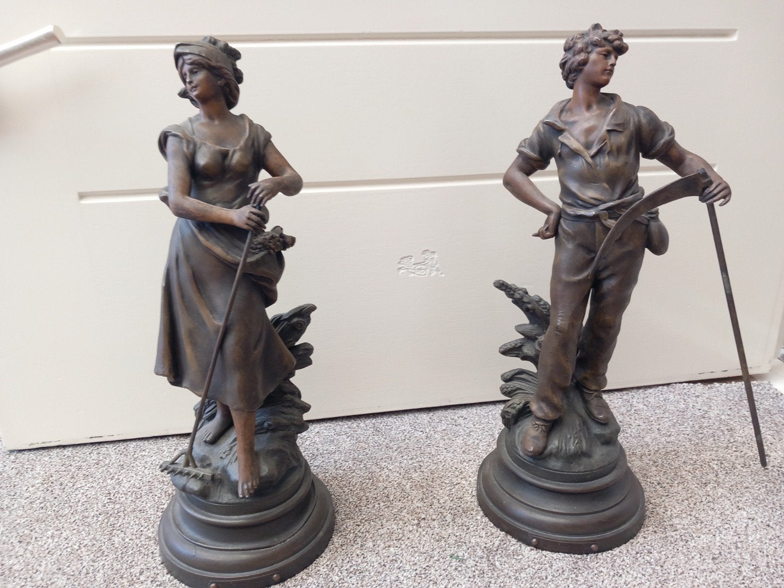 2 beelden, Antiek en Kunst, Ophalen of Verzenden