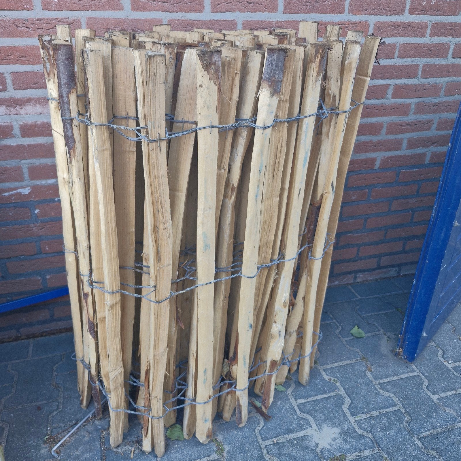 Houten schapenhek / kastanje hekwerk, Ophalen, 1 tot 2 meter, 6 meter of meer, Nieuw