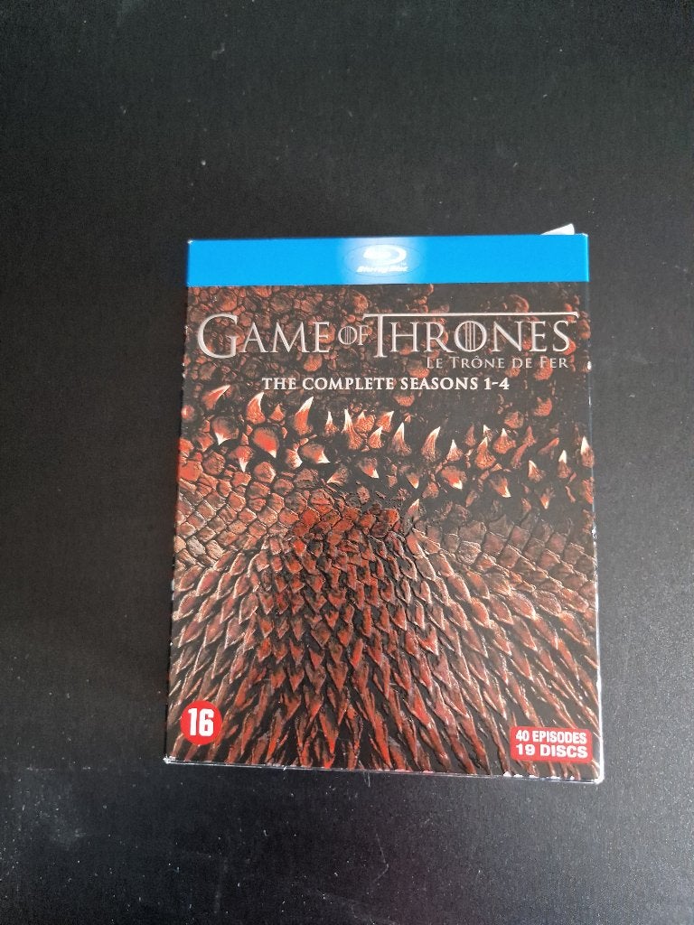 Game of Thrones Blu Ray Box Seasons 1 - 4, Ophalen of Verzenden, Zo goed als nieuw
