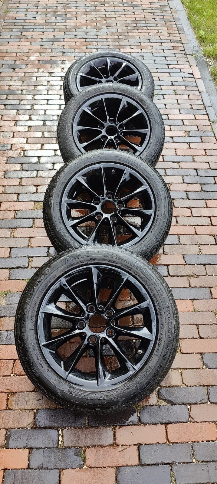 BMW 16 inch lichtmetalen velgen voor 1 serie met winterbande, Auto-onderdelen, Banden en Velgen, Gebruikt, 16 inch, Banden en Velgen