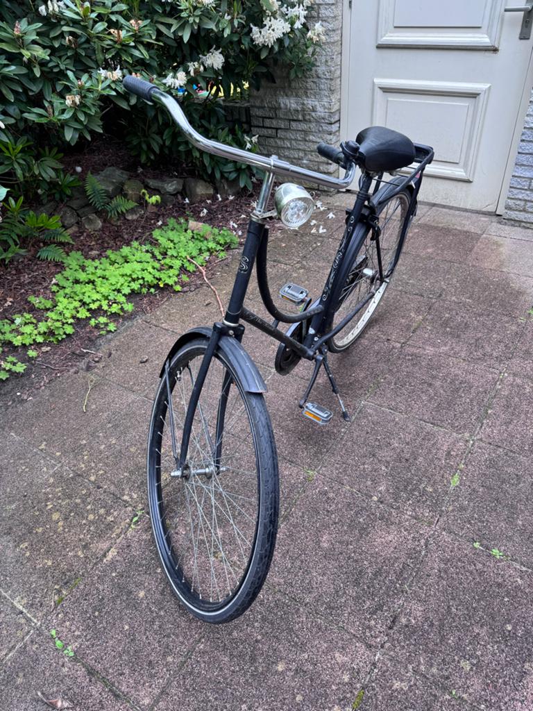 Omafiets, Fietsen en Brommers, Fietsen | Dames | Omafietsen, Gebruikt, Terugtraprem, Ophalen of Verzenden
