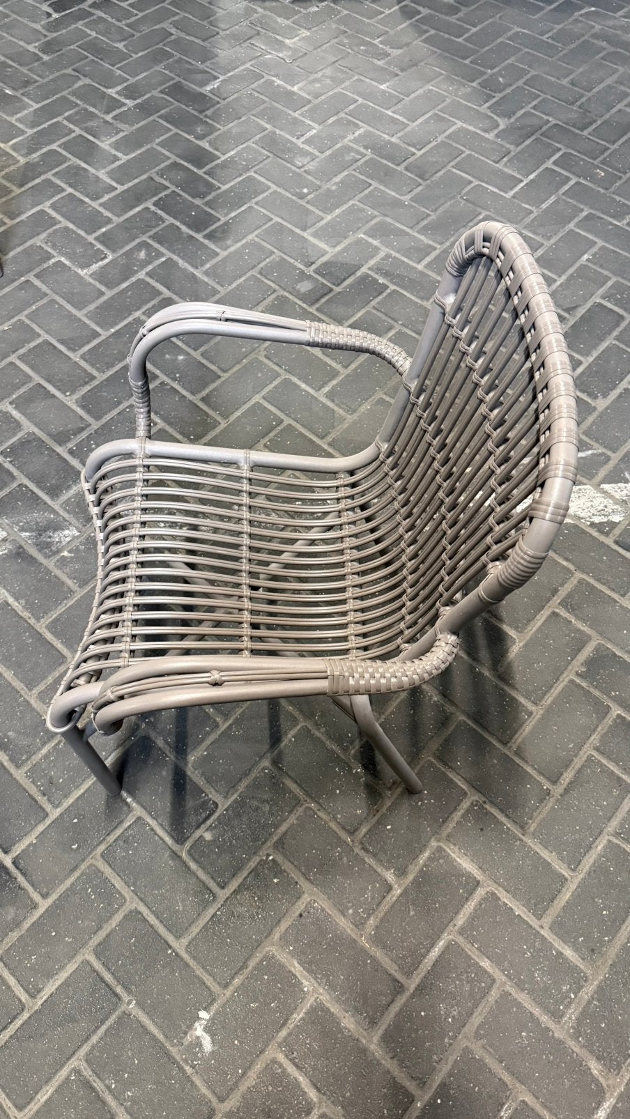 Kunststof rotan terras tuin stoelen 38 stuks, Ophalen, Zo goed als nieuw, Rotan