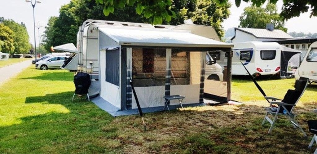 Luifel winter voortent camper, Ophalen, Zo goed als nieuw, Tot en met 4