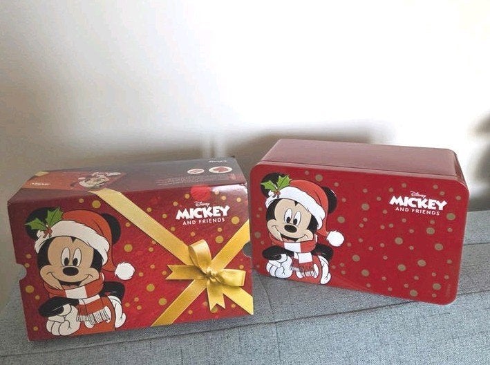 Mooie rode blikken bewaardoos, Ophalen of Verzenden, Mickey Mouse, Nieuw