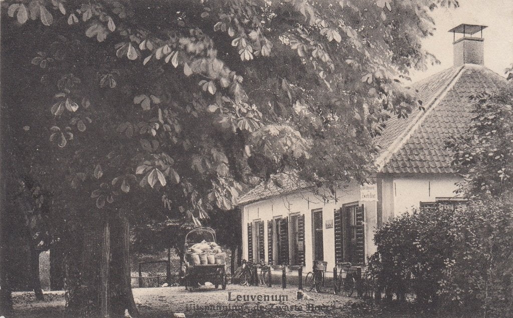 Leuvenum- Uitspanning de Zwarte Boer1919, Verzenden, Voor 1920, Gelopen, Gelderland