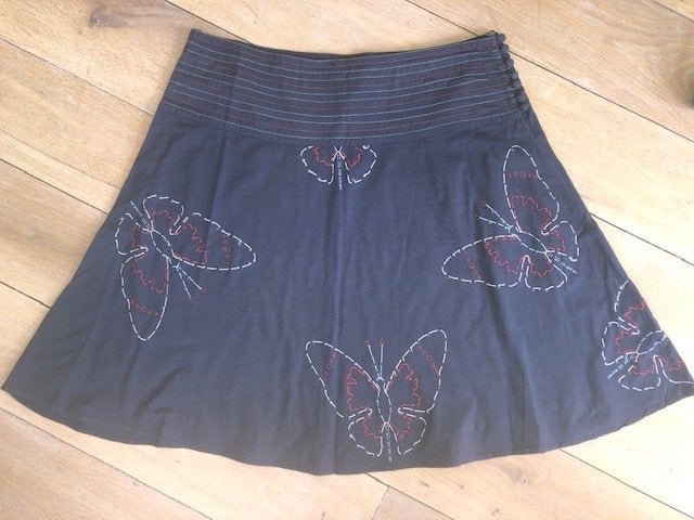 z.g.a.n. donker grijs A-lijn rok maat 40 van Peter Werth., Kleding | Dames, Rokken, Maat 38/40 (M), Ophalen of Verzenden, Zo goed als nieuw