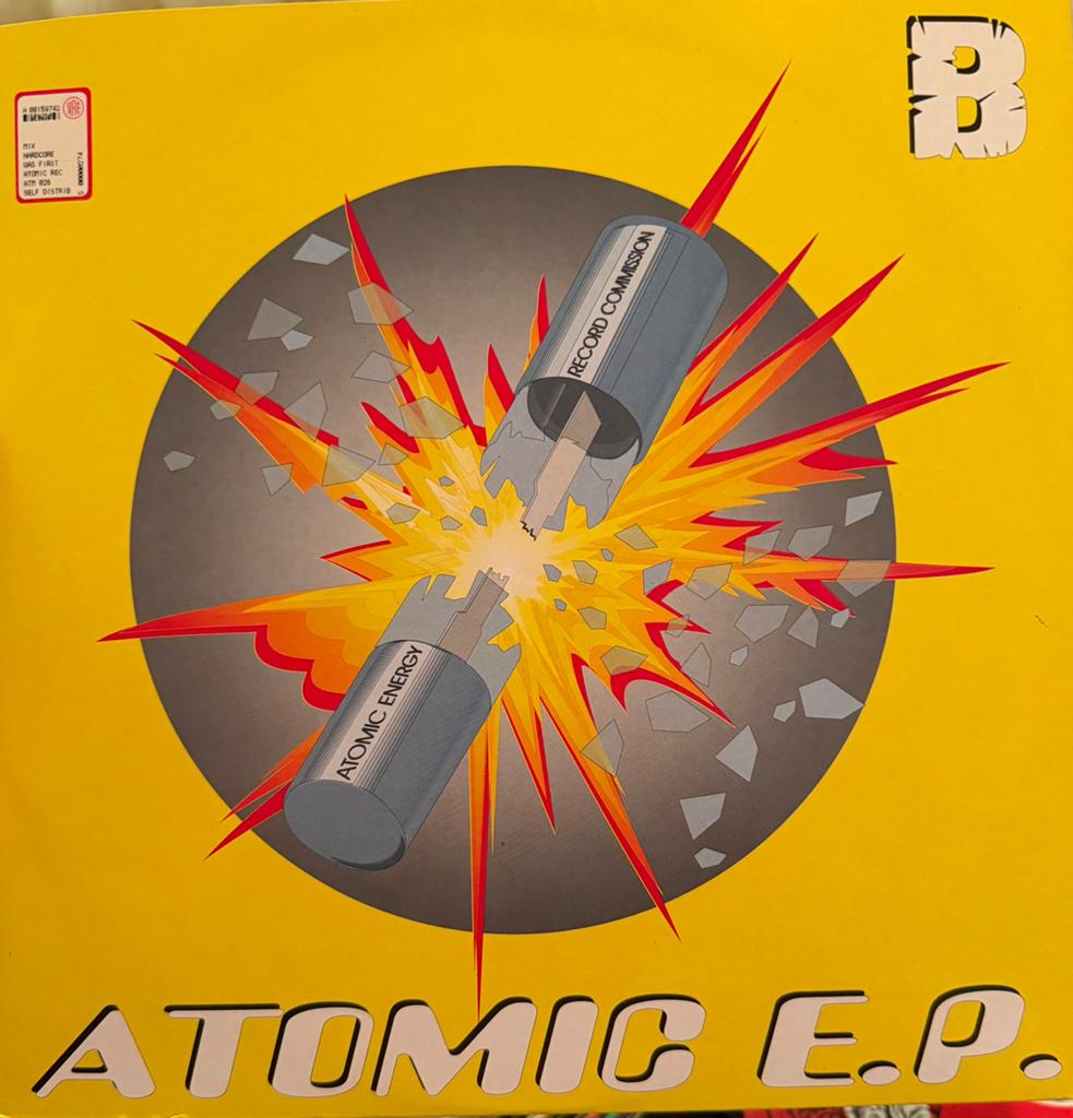 Vinyl Gabber Happy Hardcore Atomic Ep 1996, Cd's en Dvd's, Vinyl | Dance en House, Ophalen of Verzenden, Zo goed als nieuw, 12 inch