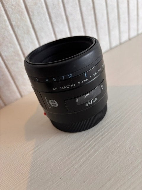Minolta AF Macro 50mm f/3.5 lens Sony A-mount, Gebruikt, Macrofunctie, Ophalen of Verzenden, Macrolens