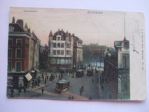 P321 Rotterdam - Veevischmarkt - 1904, Verzenden, Voor 1920, Gelopen, Zuid-Holland