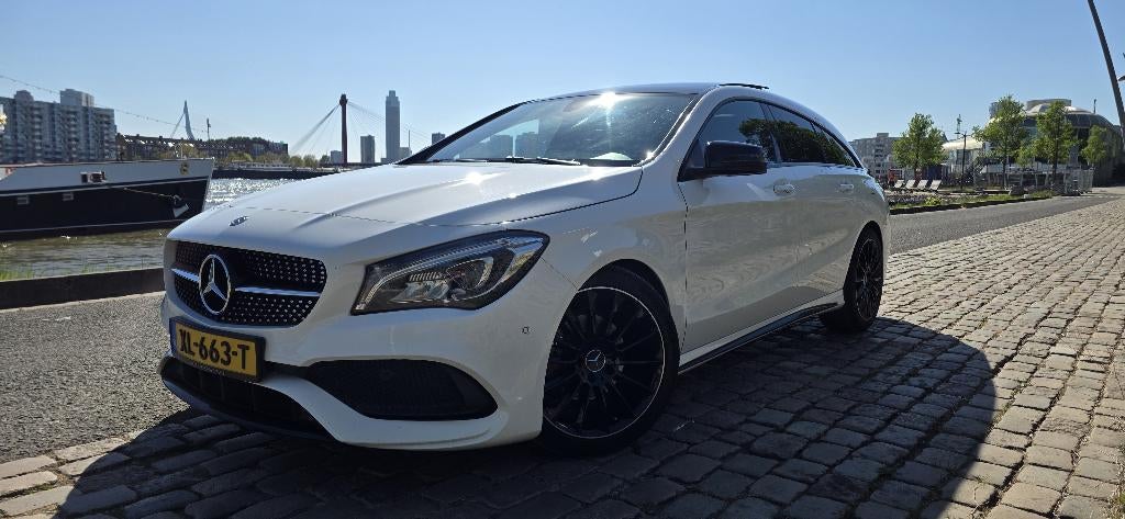 Mercedes CLA SB 180 175pk 310 Nm 2019 Wit EERSTE EIGENAAR, CLA, 730 kg, Zwart, 4 cilinders