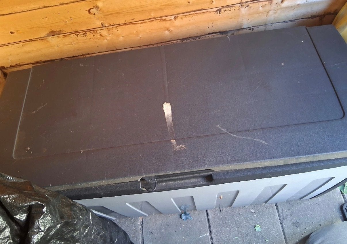 Opbergbak voor tuinkussens - 115x45x95cm, Tuin en Terras, Ophalen, Gebruikt