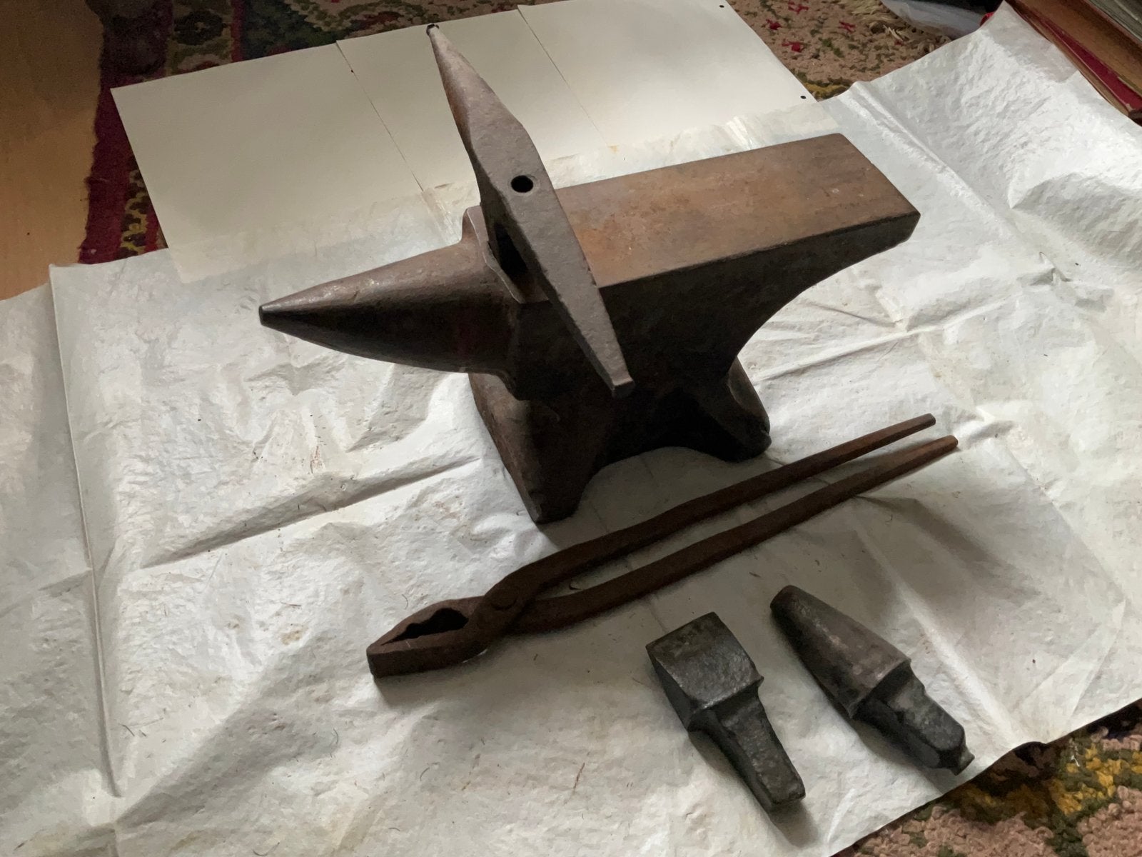 Aambeeld maten 41-18 -10 -cm met hulpstukken, Ophalen, Zo goed als nieuw