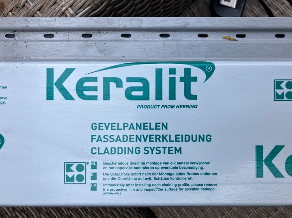 3,5 Keralit gevelpanelen, Ophalen, Nieuw