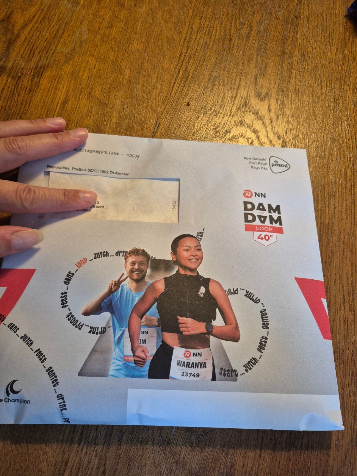 Startbewijs damtotdam 10 mijl