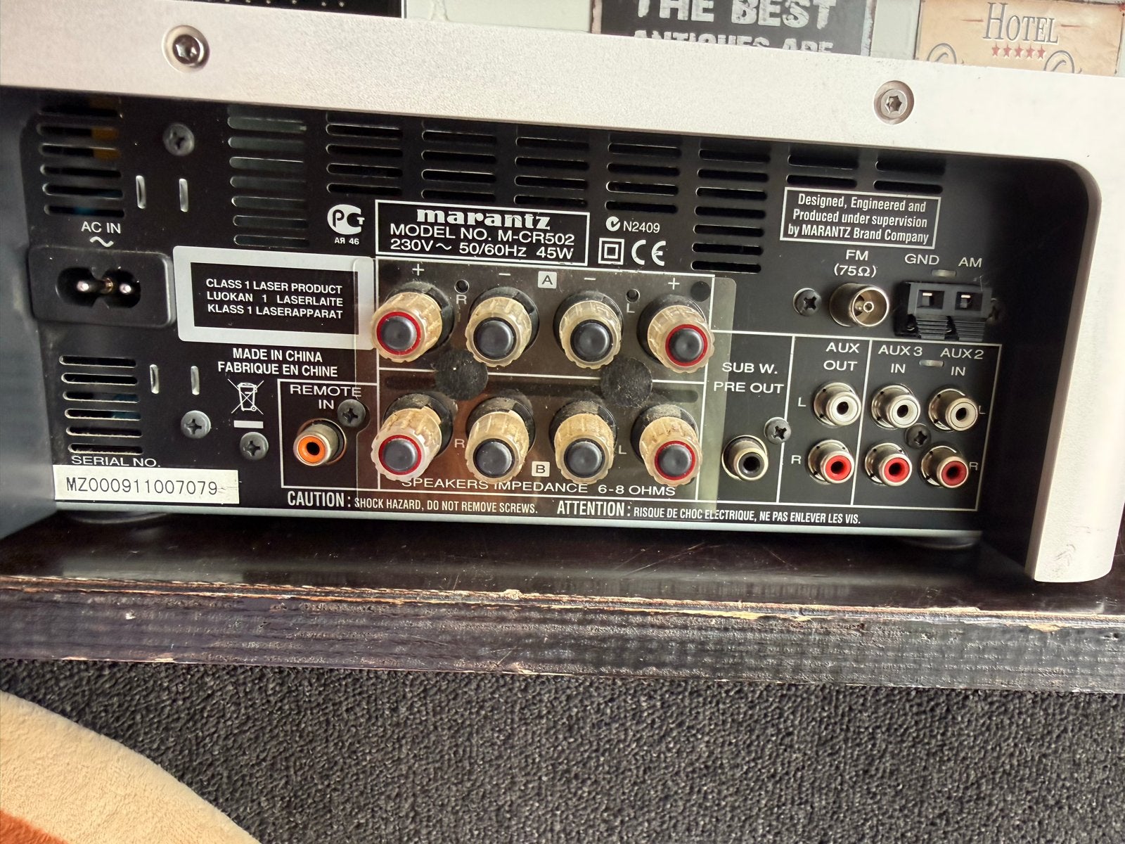 Marantz M-CR502 CD Receiver met T+A Pulsar TAR 400 E speaker, Gebruikt, Losse componenten, Cd-speler, Ophalen